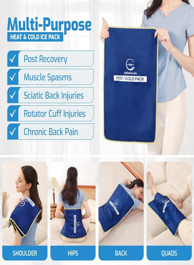 اولسيت هلث كمادة ثلجية كبيرة الحجم للظهر من AllSett Health لعلاج الإصابات - Image 4
