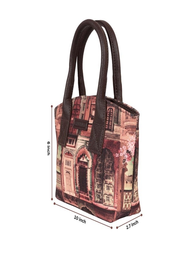 Fatfatiya Architectural Art Mini Handbag - Compact, Stylish & Handcrafted | Made in India - Image 4