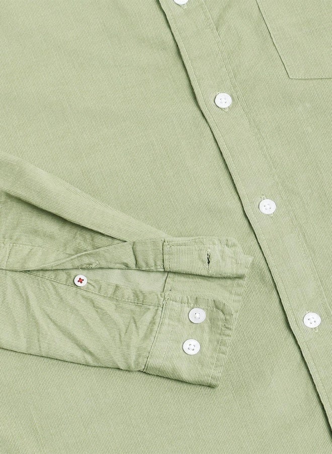 Dennis Lingo قميص أخضر بقصّة Slim Fit للرجال  - Image 3