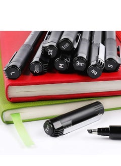 Y&D Calligraphy Brush Pen, Hand Lettering Pens, Art Markers Pens for Beginners Writing, Sketching, Drawing, Illustration, Scrapbooking, Journaling, Black Ink Pen Set, 8 Sizes  - Image 3