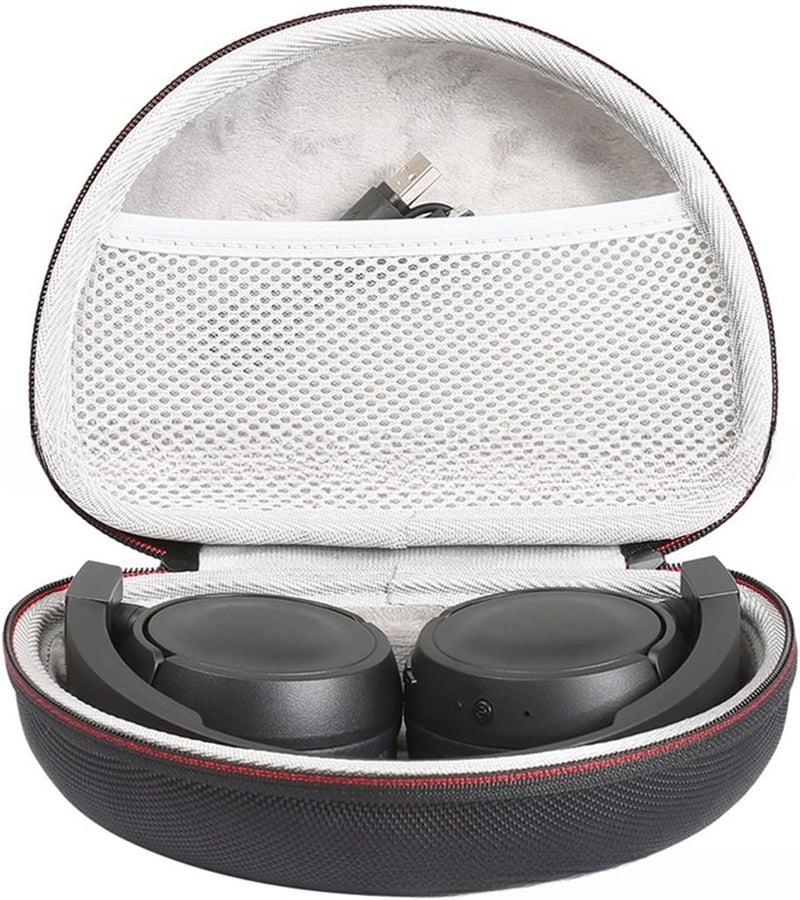 eWINNER Headphone Case for JBL T450BT/500BT Wireless Bluetooth Headset, Headphone Travel Carrying Case Storage Bag Pouch Compatible with JBL T450BT/500BT - Black - Image 3