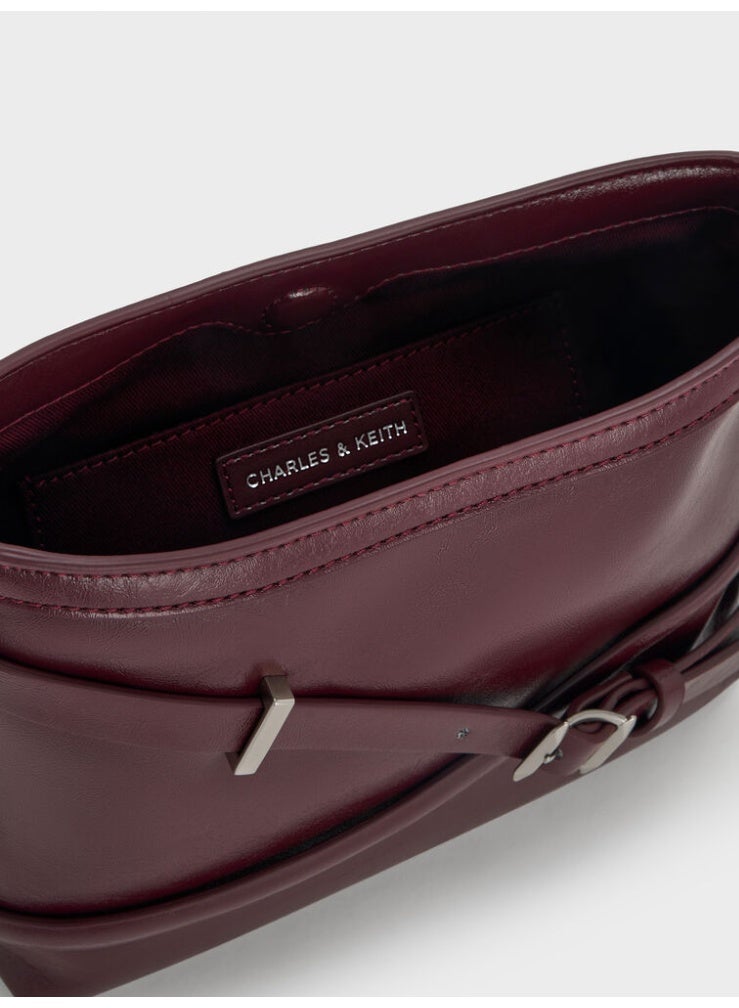 Charles & Keith Bryna Buckled-Strap Crossbody Bag - Image 5