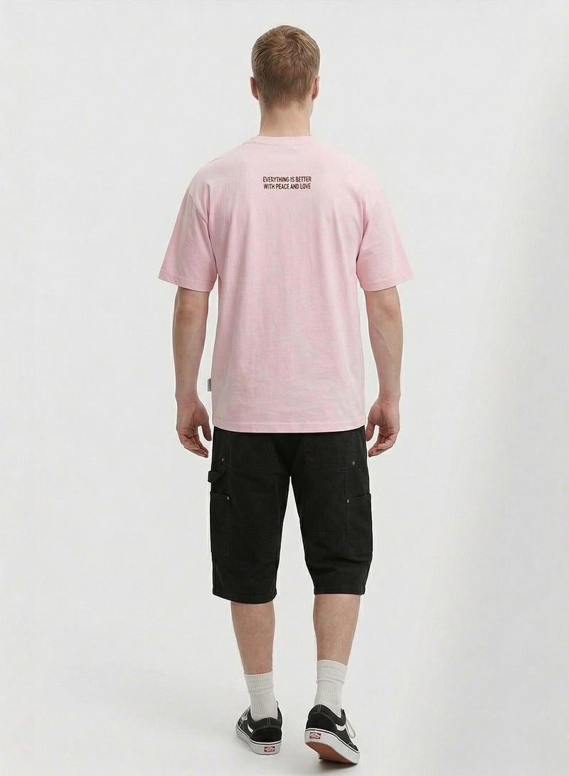 Another Cotton Lab Peace Crew Neck T-Shirt - Unisex - Image 3