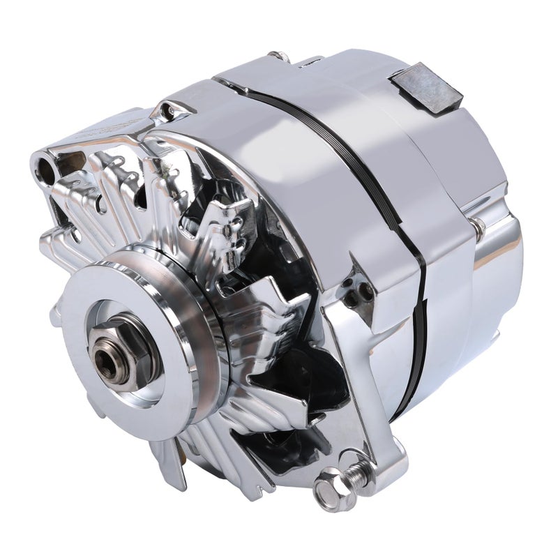 JDMSPEED New Alternator Chrome Replacement For Chevy BBC SBC 110Amp 1 Wire High Output RA00114