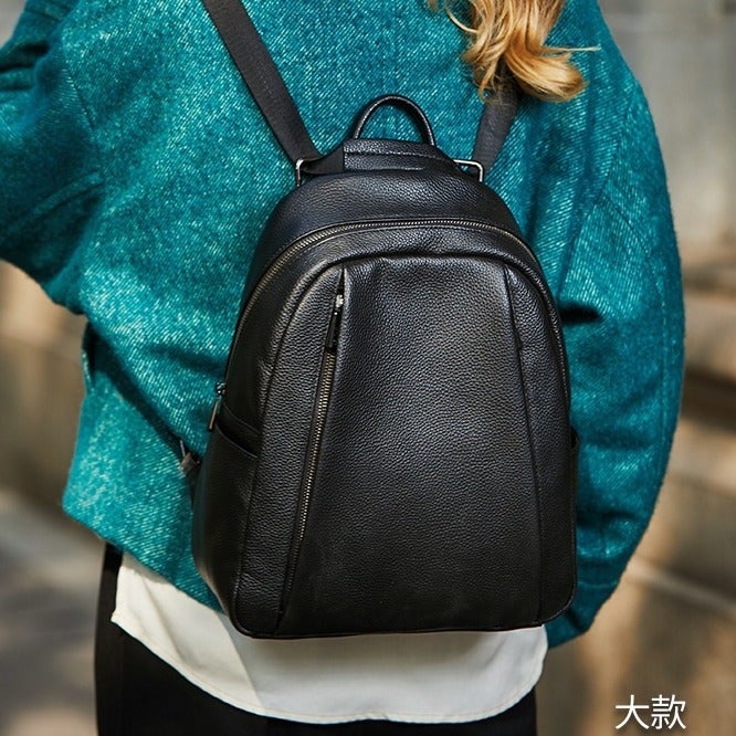 Bag Leather Backpack Women'S Top Layer Leather Large Capacity Commuter Women'S Backpack Manufacturers - Image 3