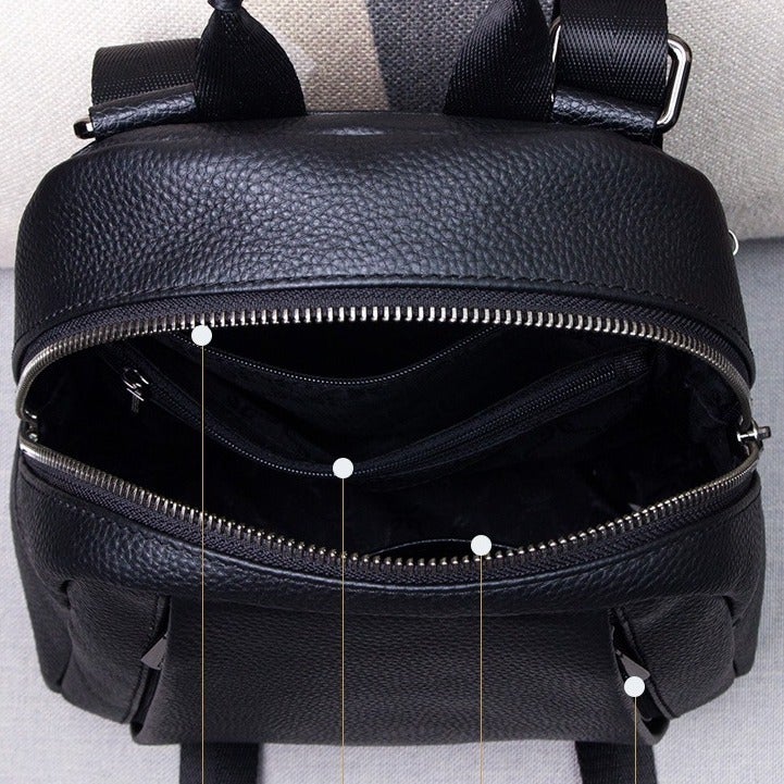 Bag Leather Backpack Women'S Top Layer Leather Large Capacity Commuter Women'S Backpack Manufacturers - Image 4