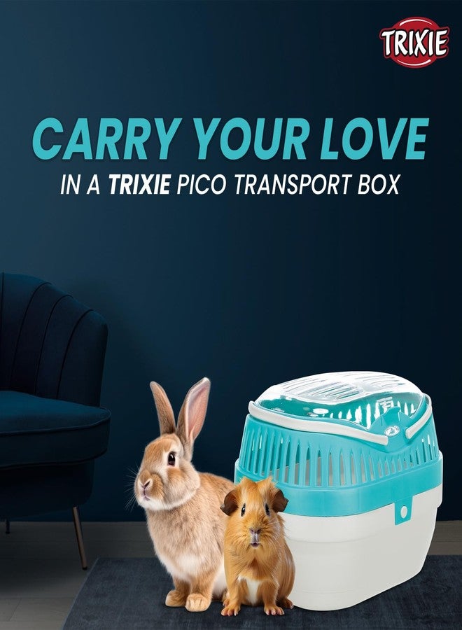 تريكسي: - صندوق نقل صغير | مصنوع من البلاستيك، يُفتح من الأعلى | مناسب للهامستر والحيوانات الصغيرة | قد يتم إرسال اللون حسب التوافر - Image 2