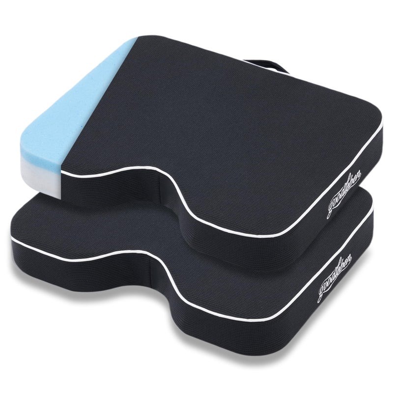 goodleben Stadium Seat Cushion - Dual Layer Foam with 30D Support & 40D Memory, Thick & Breathable Bleacher Pad for Football, Baseball, Outdoor Games, and Indoor Events (1 Pack) - Image 1