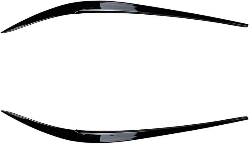 DEMULAX Gloss Black Headlight Eyebrow Trim for BMW 3 Series - Image 1
