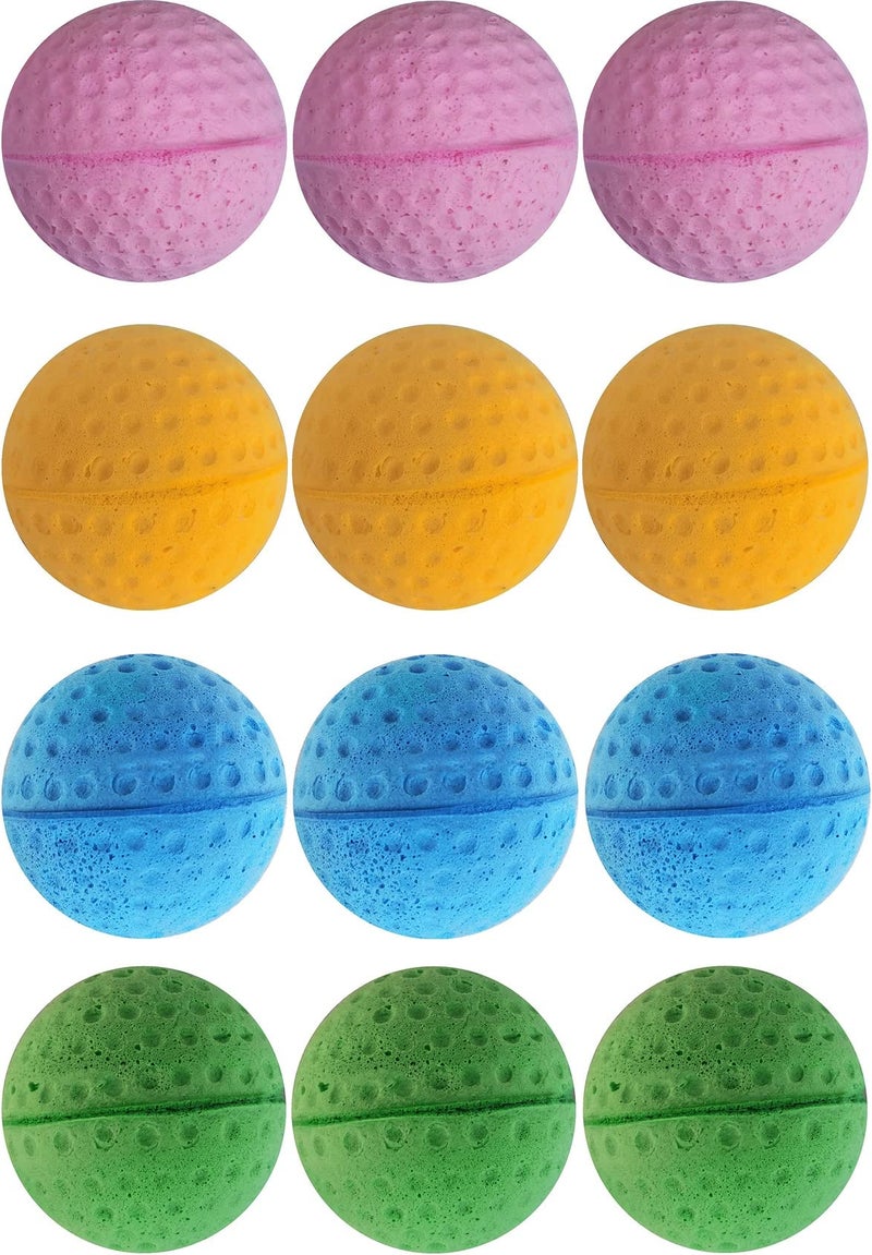 GINFH Cat Foam Ball Cat Sponge Ball Toy Soccer Toy 12Pack - Image 2
