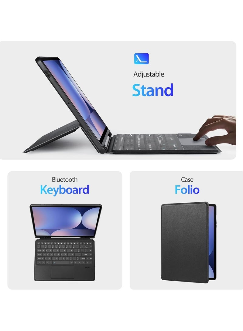 Trackpad Keyboard Compatible with Samsung Galaxy Tab S10 Ultra 14.6 inch 2024 Detachable Magic Keyboard Case With Pencil Holder For Tab S10 Ultra - Image 5