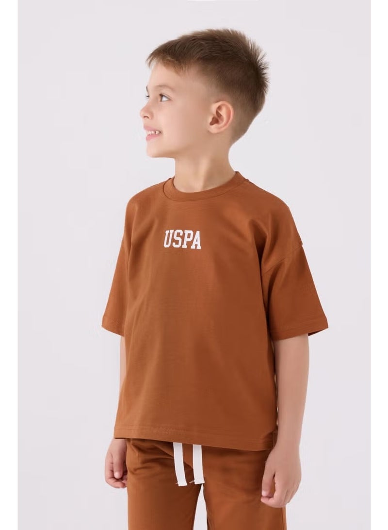 U.S. Polo Assn. Boys Bermuda Suit Brown - Image 2