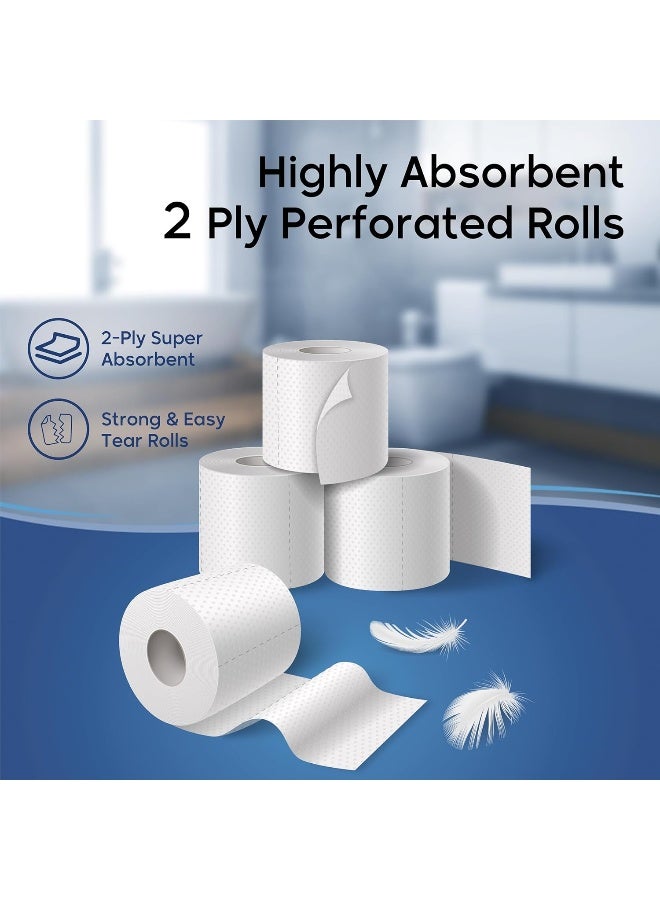 WOW Toilet Roll  500 x 2 ply   - 8 + 2 Rolls Free 6 bundle x 60 rolls - Image 2