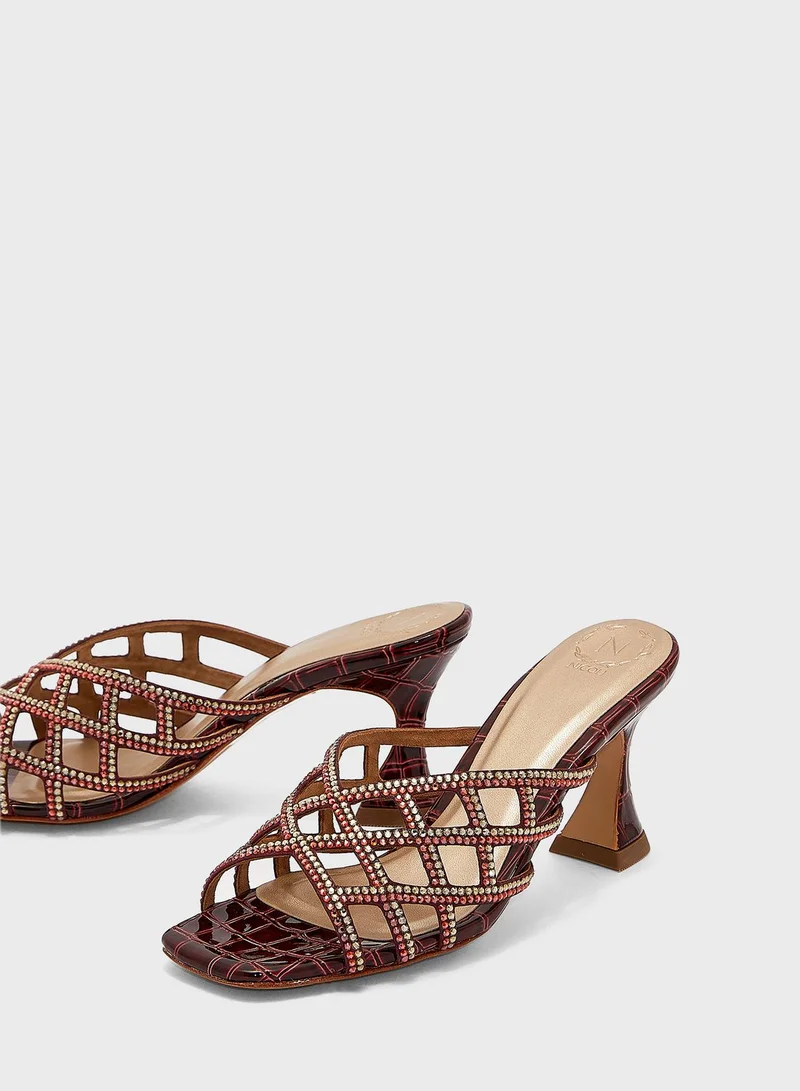 Nicoli Potnis Mid Heel Sandals