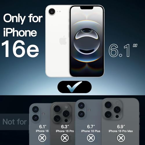 REALCASE Stylish Silicone Back Cover Case for iPhone 16E | Scratch Resistant Protective Crystal Clear Transparent Shock Proof Bumper Back Cover Case for iPhone 16E - Image 2