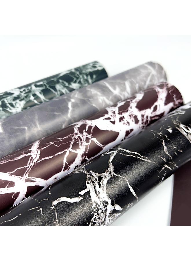 Bluejw Moisture Proof Wallpaper Self Adhesive Living Room Wall Stickers Waterproof Wallpaper  Black Marble Kitchen Stickers Wallpaper - Image 5