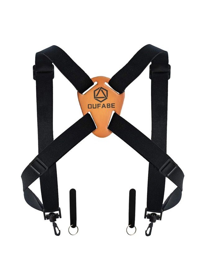 OUFABE Binocular Strap, Binocular Harness, Adjustable and Deluxe Straps for Binoculars, Cross Shoulder Strap, Fits for Carrying Binocular, Cameras, Rangefinders and More - Image 1