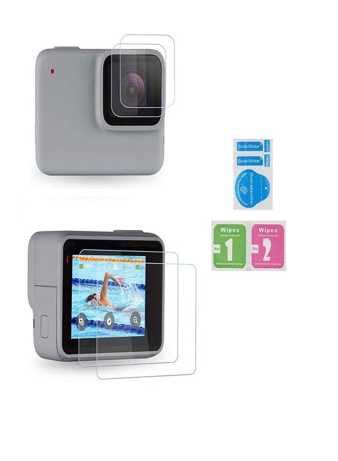 Action Pro 9H Screen Protector Front & Back Screen Protector Compatible With GoPro Hero 7 White and 7 Silver Action Camera (Pack of 2) - Image 2