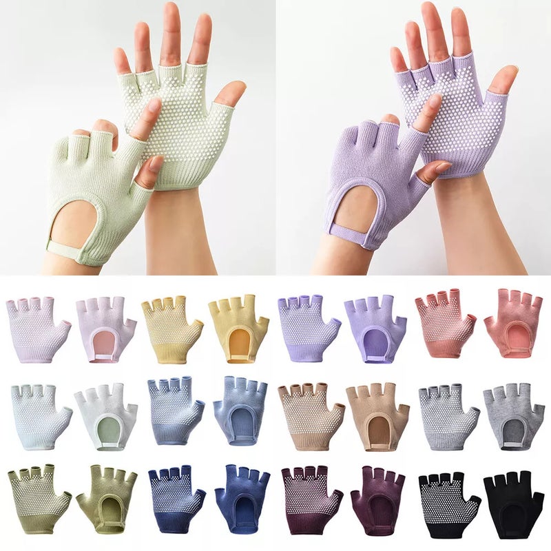 Yoga Gloves Professional Anti-slip Women's Aerial Yoga Pilates Sports Fitness Gloves - Image 1