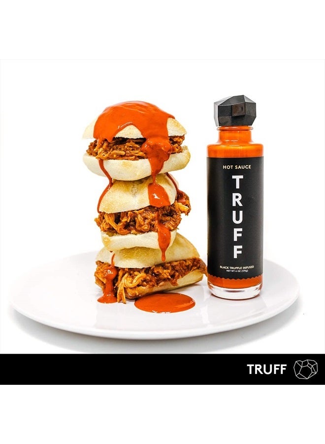 TRUFF Original Black Truffle Hot Sauce, Gourmet Hot Sauce with Ripe Chili Peppers, Black Truffle Oil, Organic Agave Nectar, Unique Flavor Experience in a Bottle, 6 oz. - Image 2