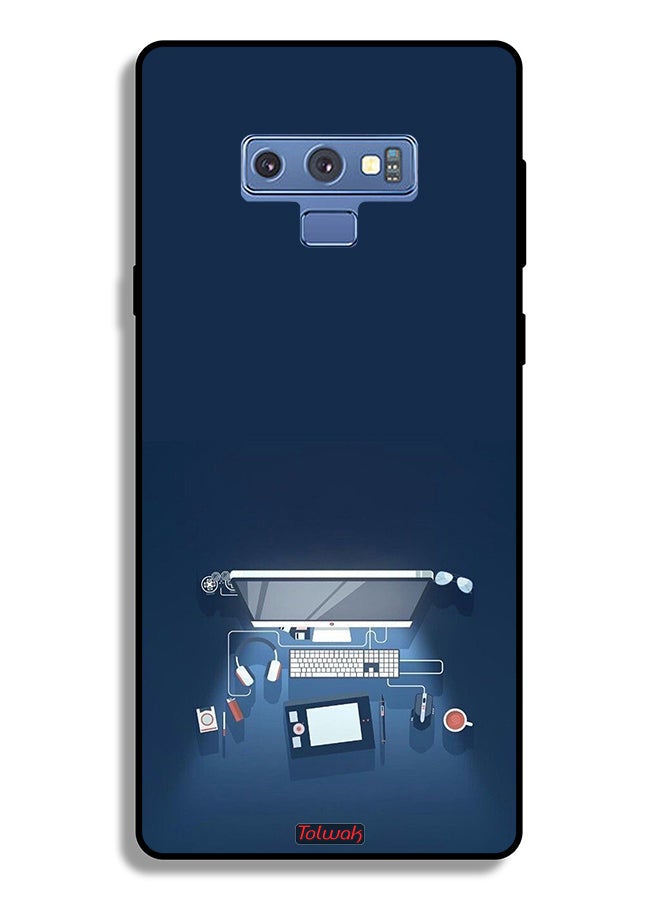 Tolwak Samsung Galaxy Note 9 Protective Case Cover Computer Desk Art - Image 2
