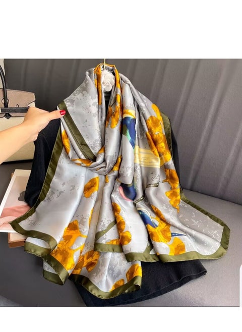 Spring and summer fashion print shawls Women's beach scarves