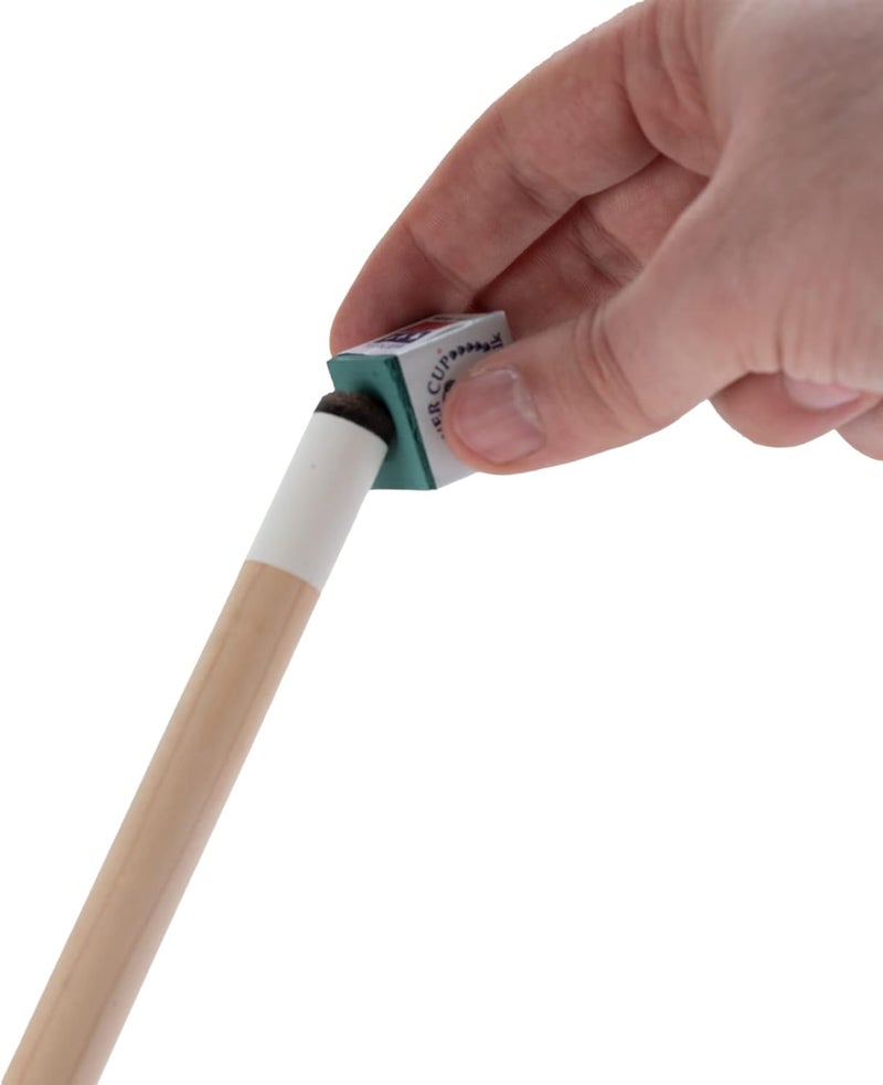 Silver Cup Billiard Pool Cue Chalk - Green, 12 Cubes - Image 2