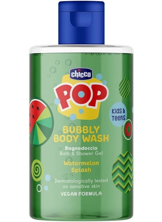 Chicco POP Bubbly Body Wash Watermelon Splash 300ml - Image 1