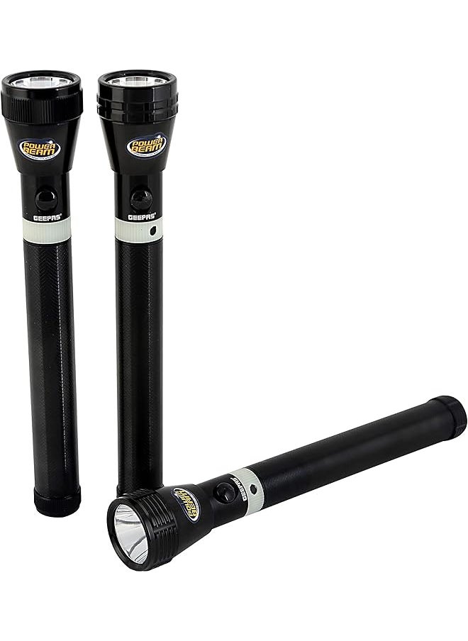 3 Rechargeable Led Flashlight Gfl4622