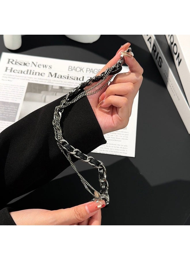 NIBEMINENT Phone Charm/ Chain Strap for Women Girls, Hanging Chain Cell Phone Case Lanyard Wrist Strap