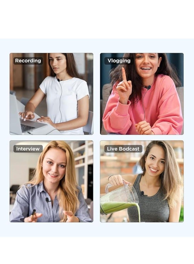 BOYA BY-M1S Professional Lavalier Microphone For All Device - Black - Image 3