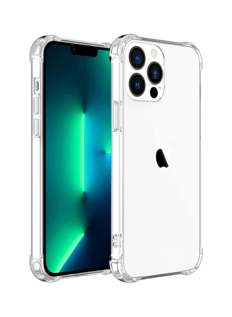 أولينو غطاء خلفي شفاف من بريستين مع حماية من السقوط لهاتف آيفون 13 برو - Image 1