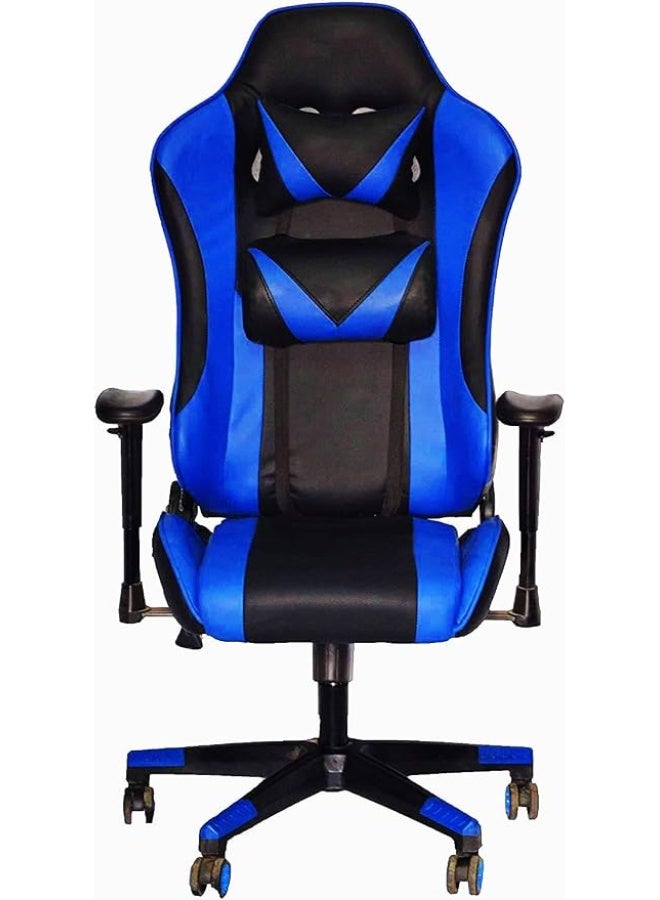 Pro Racing Style Gaming Chair with Cross-Stitch Backrest Design - Image 1