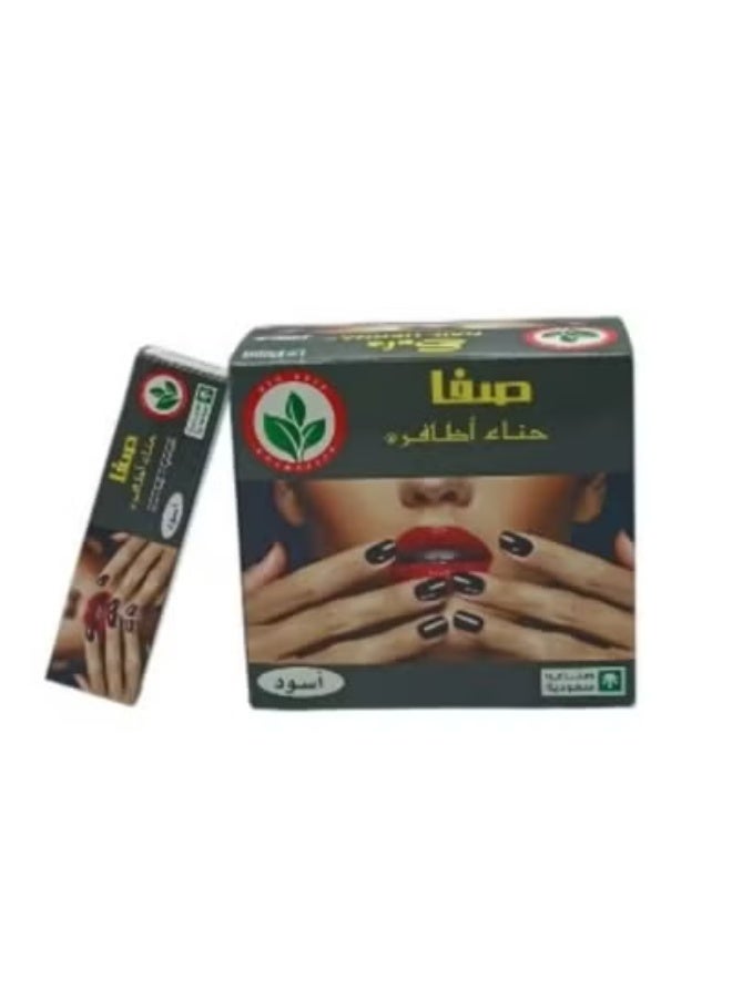 Hanna Nails Black 12 pieces 6 grams