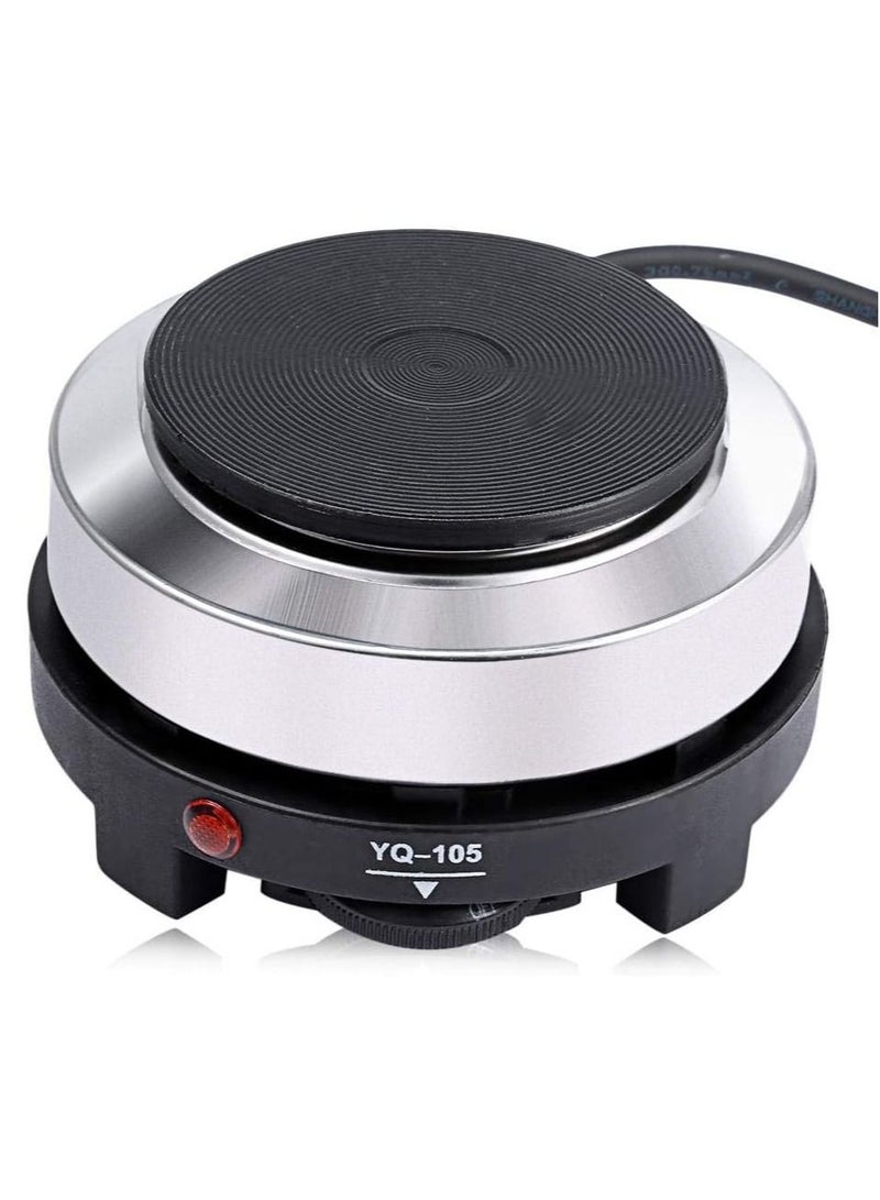 DubaiGallery Electric Mini Stove Cooker Hot Plate for Cooking On Dishes Coffee Tea At Home When Camping In Nature Or On The Campsite With 500 Watt EU Plug  - Image 1