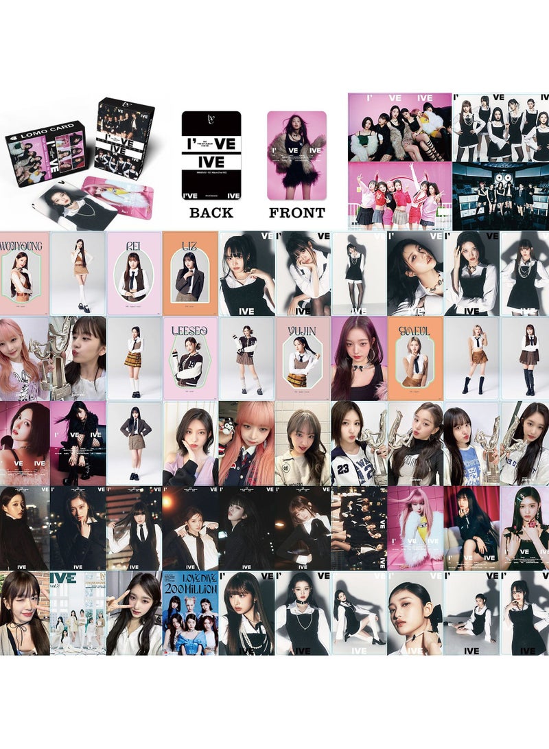 NIBEMINENT 55 Pcs IVE I’ve IVE Kpop Lomo Cards Card For Fans Collection Gifts - Image 1
