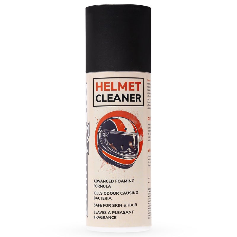 shinexpro Helmet Cleaner Spray - 125mL - Anti-Bacterial Foaming Helmet Cleaner Spray, Safe For Skin & Hair - Deep Cleans Helmet Interior & Removes Bad Odor - Image 1