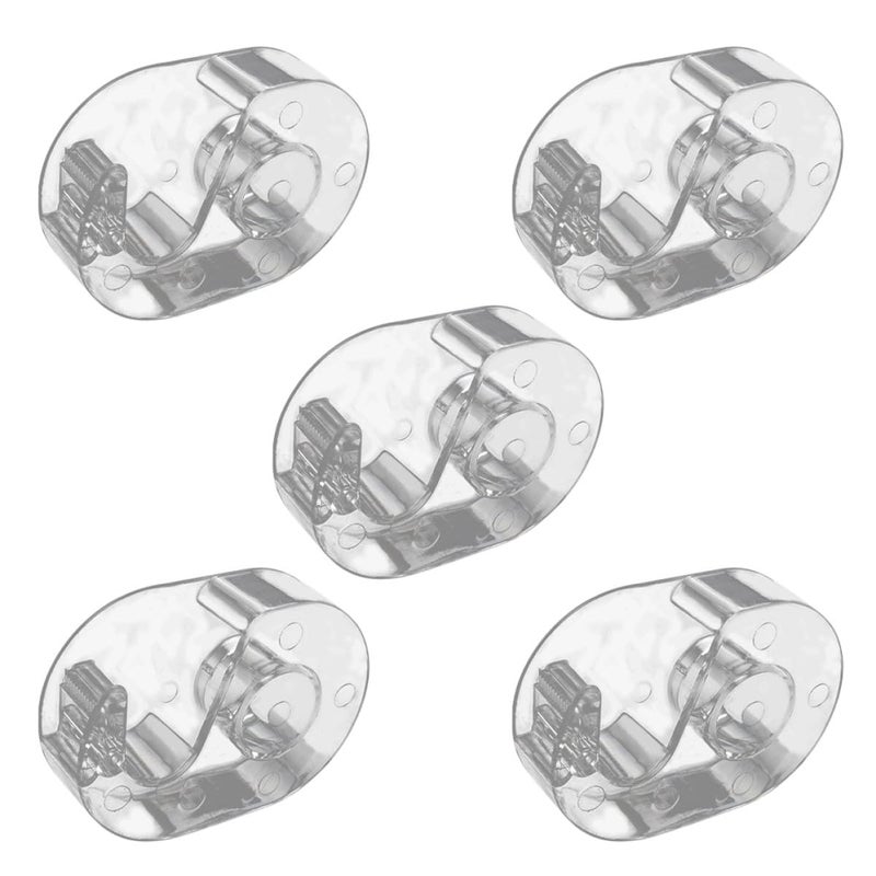 5 Pack Acrylic Eyelash Tape Cutter Dispenser Non Woven Tape Roll Holder Portable Desk Organizer - Image 2