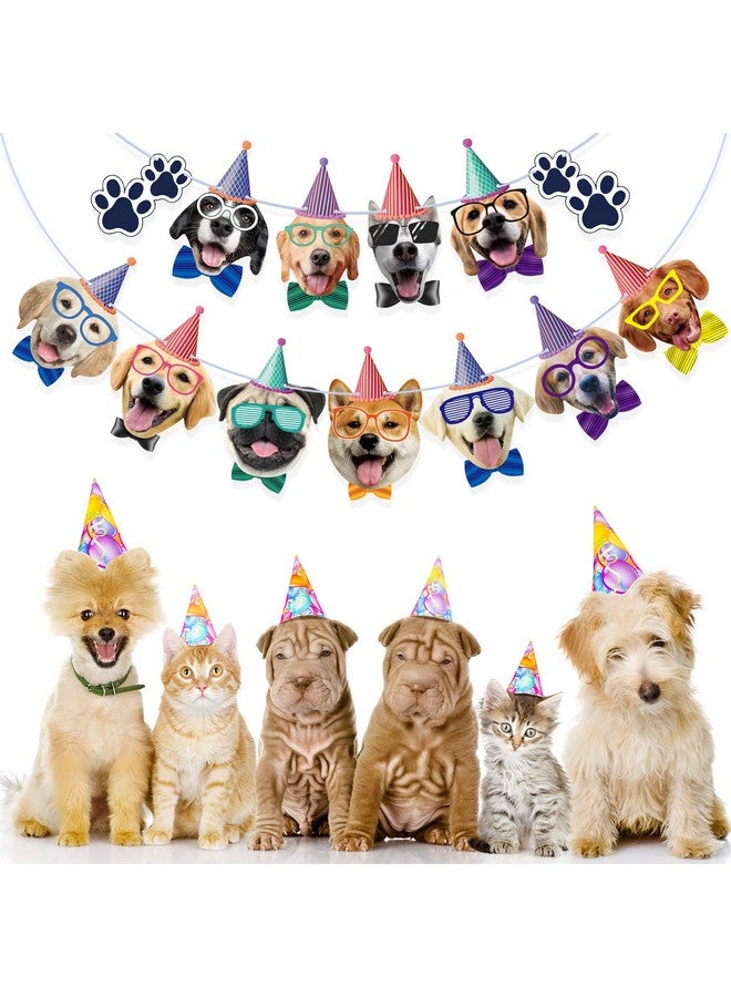 Blulu Dog Birthday Banner Birthday Garland Theme Party Bunting Decoration Baby Shower Party Supplies (Dog) - Image 5
