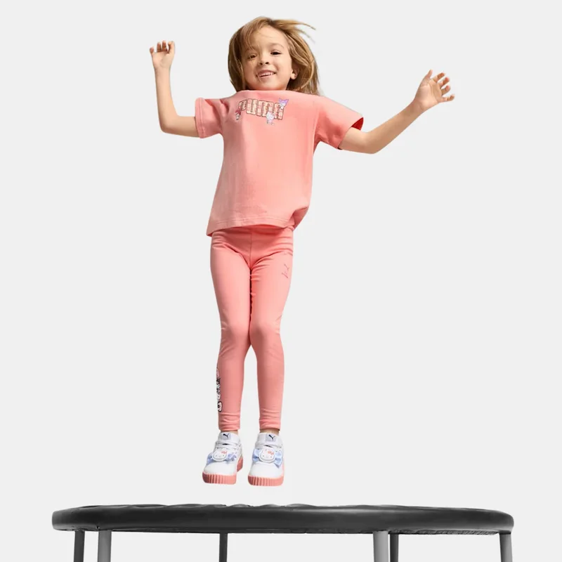 Puma Pink Kids' x Hello Kitty and Friends Graphic T-Shirt  | Best Price UAE