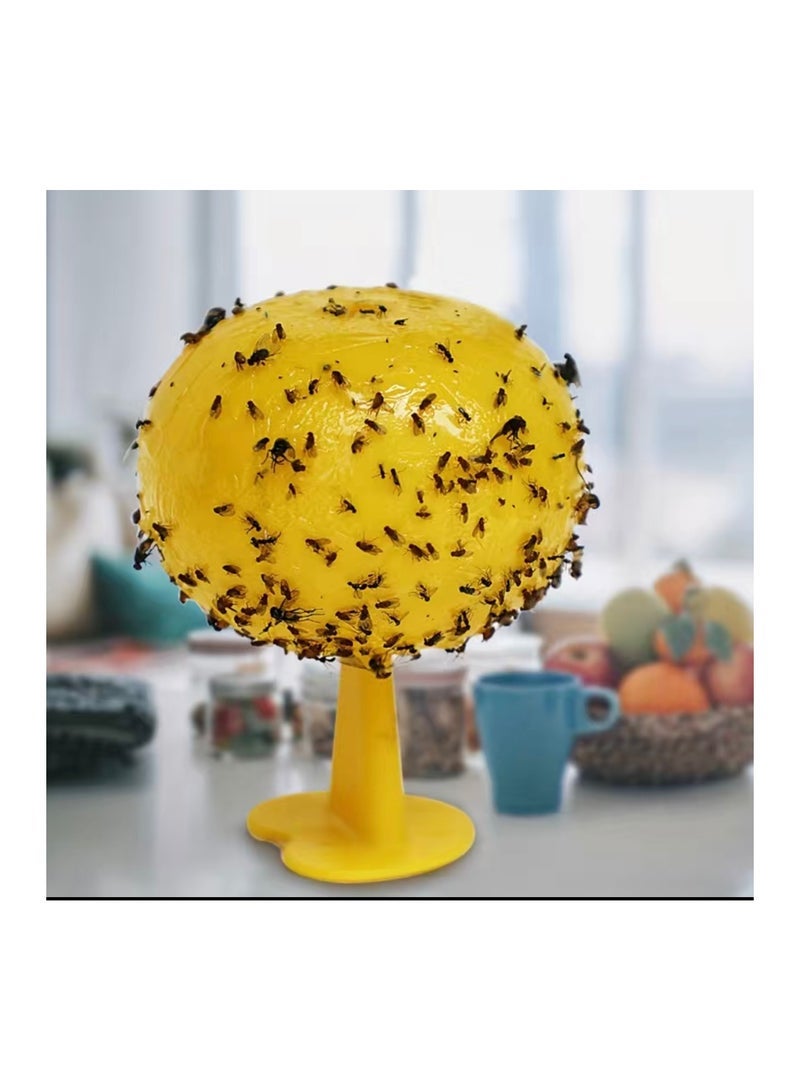 Captaintech Fly Ball Trap Sticky Insect Ball Wasp Yellow Mosquito Ball Trap Bug Trap, Diameter 8.2mm, Waterproof And Heat-resistant Rainwater Washing Will Not Affect The Adhesive Force Of The Glue - Image 1