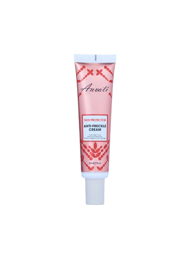 Anvati Anti-Freckle Skin Protector Cream for Men & Women – Brightening Face Cream for Dark Spots, Pigmentation, Uneven Skin Tone & Sun Damage Protection - Image 1