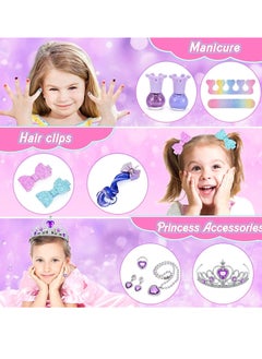 Joshberg Makeup Kit for Kids Real Washable Makeup Set Cosmetic Beauty Set for Girls.Purple  - Image 4