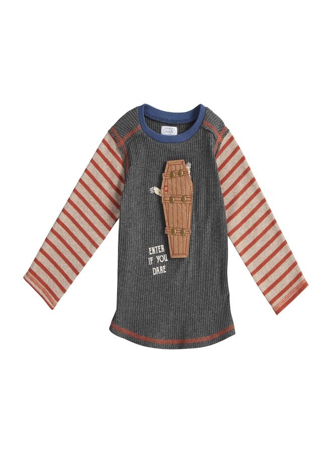 Mud Pie Coffin Halloween Tee - Image 1