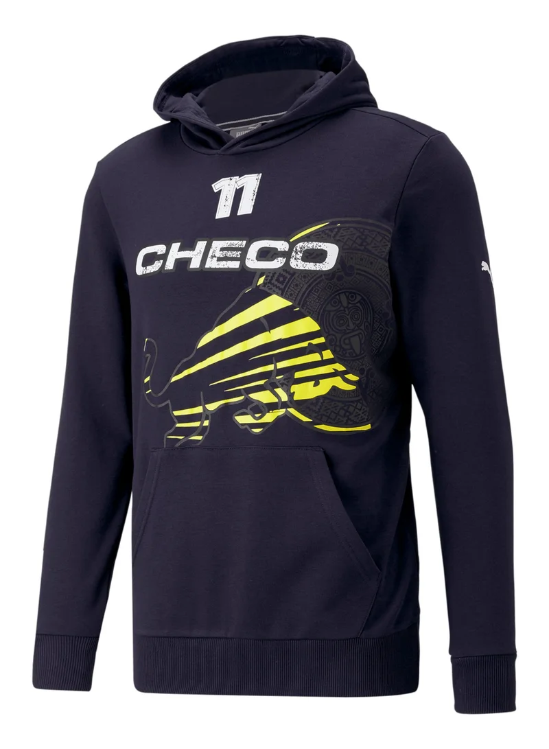 Red Bull Red Bull Racing Mens Checo Logo Hoody - Navy
