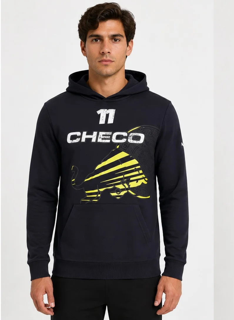 ريد بل Red Bull Racing Mens Checo Logo Hoody - Navy