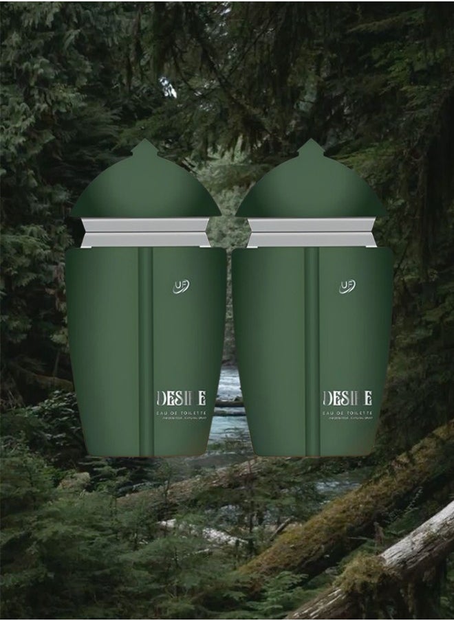 يو إف 2 قطع عطر ديزاير للجنسين 100 مل  - Image 1