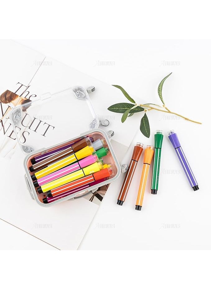 Prostuff.in Prostuffin False Eyelash Storage Box 1 Pack Cute Mini Suitcase Design Portable Reusable Lash Organizer Case for Travel Makeup Lovers Gifts Multicolour  - Image 3