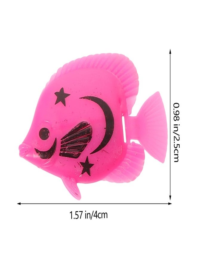 TINKSKY 10pcs Plastic Artificial Moving Floating Ornament Decorations for Aquarium Fish Tank (Random Color Pattern) - Image 2