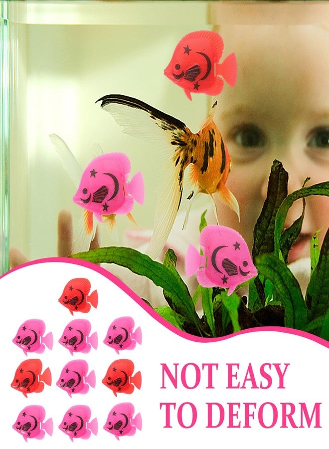 TINKSKY 10pcs Plastic Artificial Moving Floating Ornament Decorations for Aquarium Fish Tank (Random Color Pattern) - Image 5